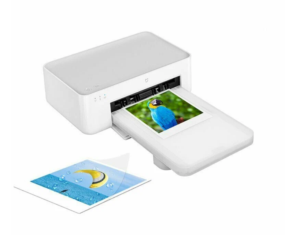 Xiaomi компактный фотопринтер Mijia Instant Photo Printer 1S Set (ZPDYJ03HT), белый (китайская версия)