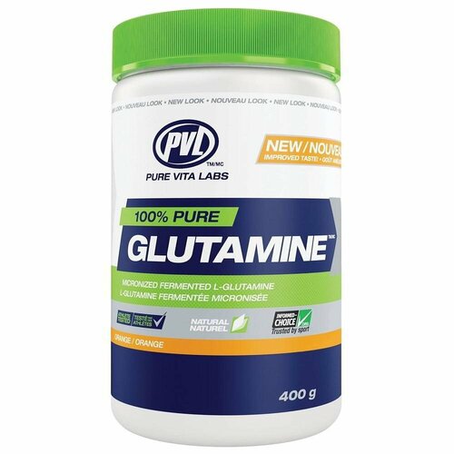 PVL 100% Pure Glutamine 400 гр (PVL) Апельсин