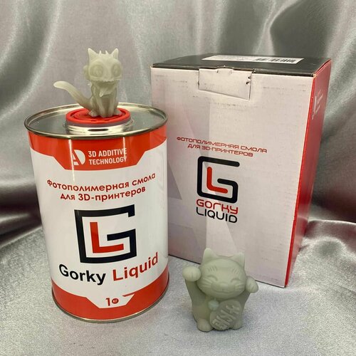 ART серая 1 кг фотополимерная смола Gorky Liquid