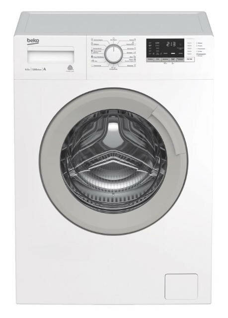 BEKO WSRE6H612ZAWI класс: A-10% загр. фронтальная макс:6.5кг белый