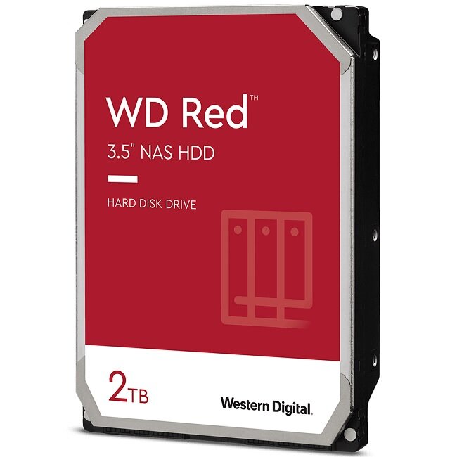 Жесткий диск WD Red Plus WD20EFPX 2TB, SATA III, 3.5"