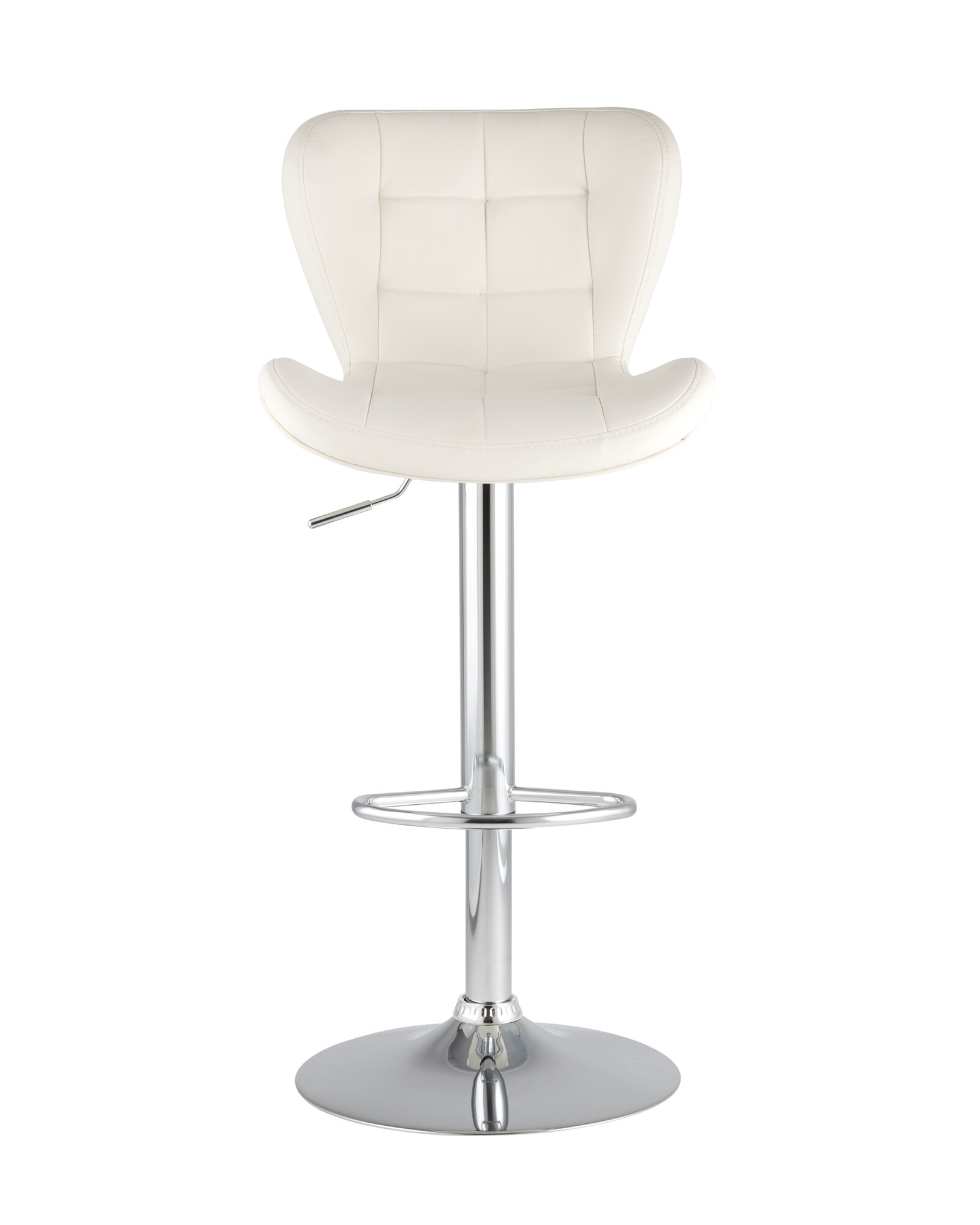 Барный стул Stool Group PORSCHE WHITE, белый/серебро Hoff - фото №5