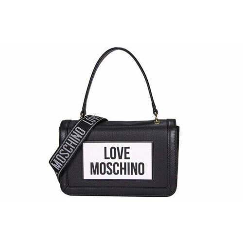 Сумка LOVE MOSCHINO, черный сумка мини с декоративными клепками и принтом love moschino