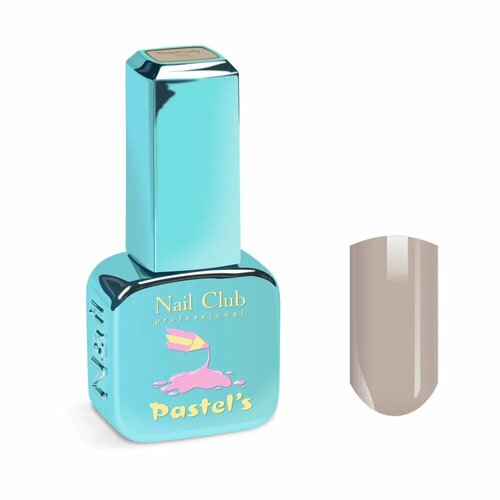 Nail Club professional Эмалевый гель-лак для ногтей с липким слоем PASTEL'S 1033 Elegant Lady 13 мл