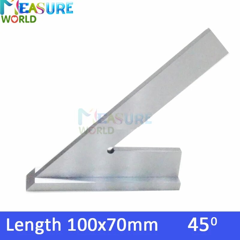 Квадратная линейка, 100*70 мм, 120*80 мм, 200 мм, 45 градусов, 100x70mm with base