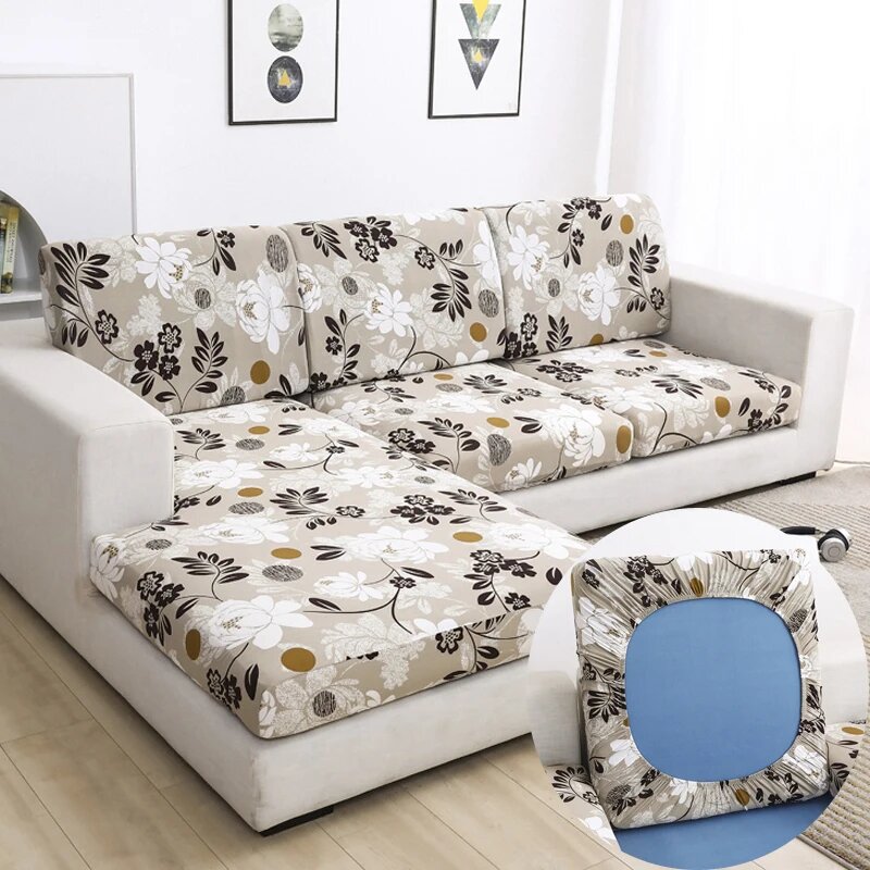 Чехол для дивана S-EMIGA, цветочный принт, color 11, normal size-1
