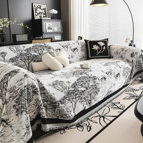 Плед из cинельной пряжи 180x230 RUG001