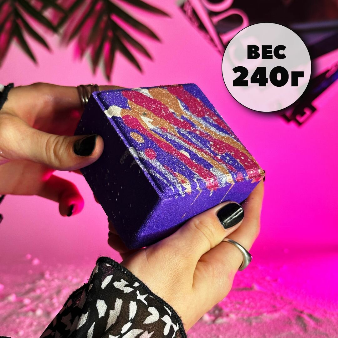 3D форма для бомбочек Куб 7 см — фото 1