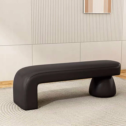 Банкетка Calabria 80см цвет черный экокожа 28080₽