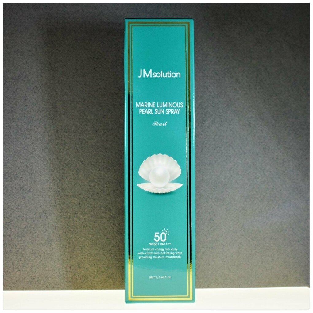 Спреи Солнцезащитные Солнцезащитный спрей с жемчугом JMsolution Marine Luminous Pearl Sun Protection Sun Spray SPF50+ PA+++ 180мл