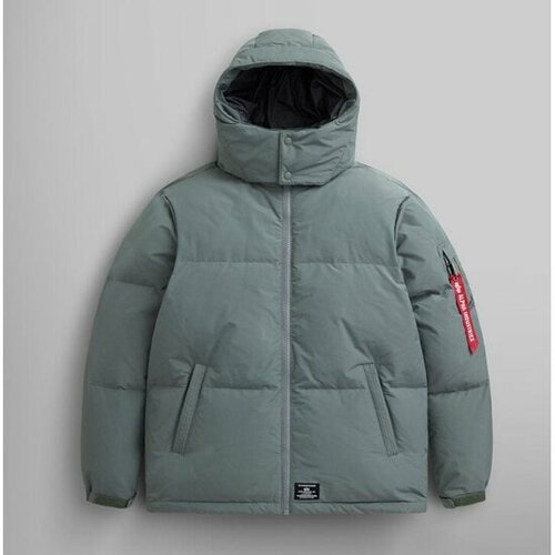 фото Пуховик alpha industries, размер 54-56, серый