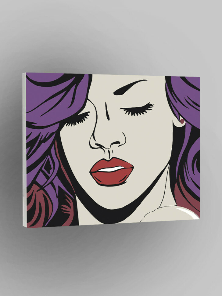 Картина по номерам "Рианна"