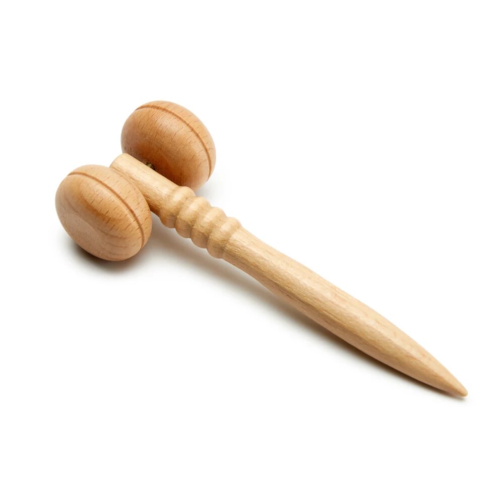 Деревянный массажный ролик для лица MERALL, 1PCS-B