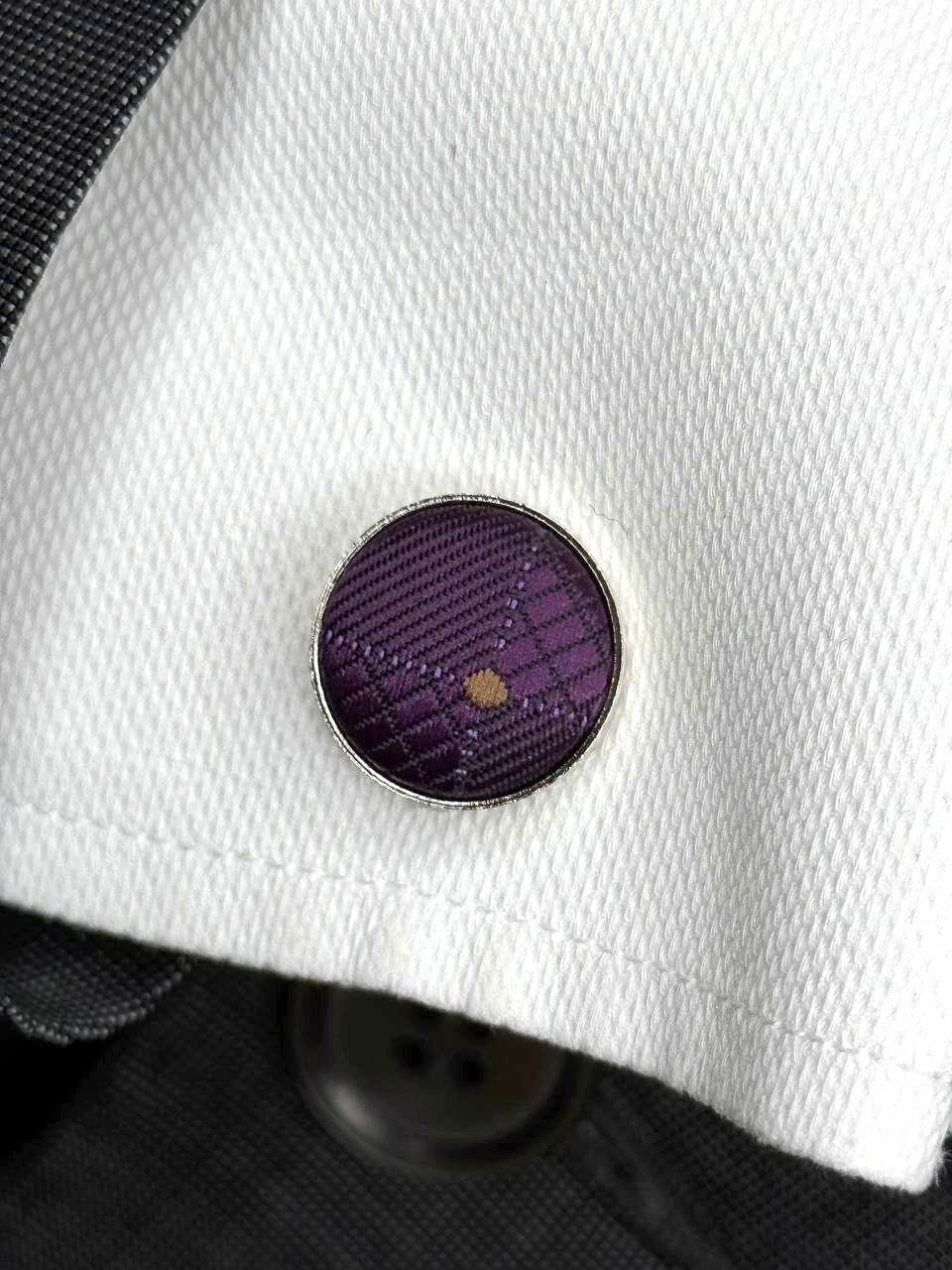 Запонки Tonali Baie, фиолетовый — фото 1