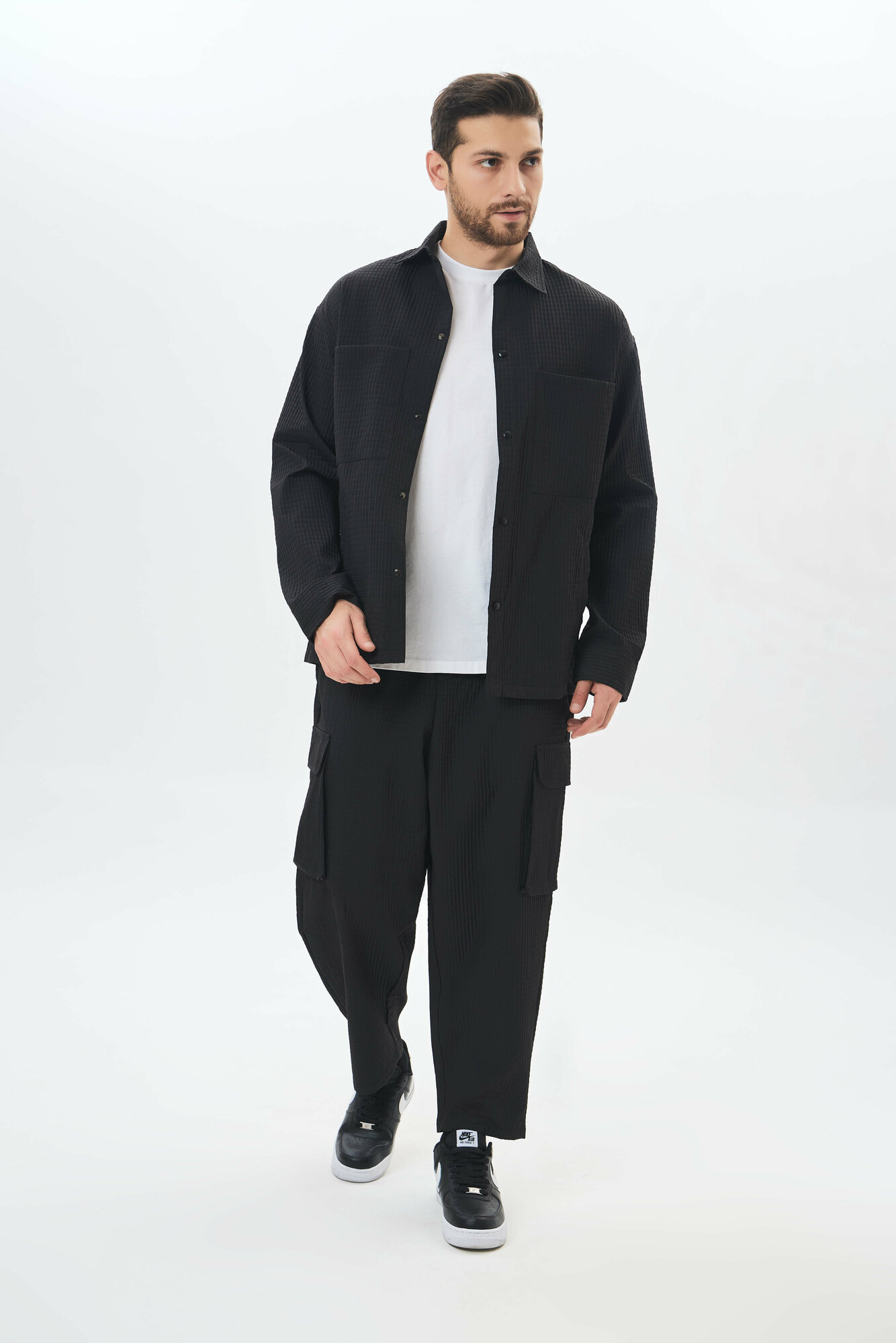 Рубашка TERRA PRO, размер XL, black