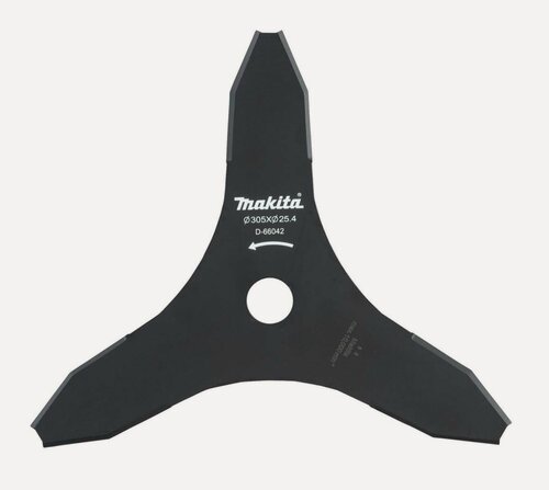 Изображение товара Нож для густой поросли Makita D-66042, 3 лезвия, диаметр 30,5 см, вес 0,43 кг