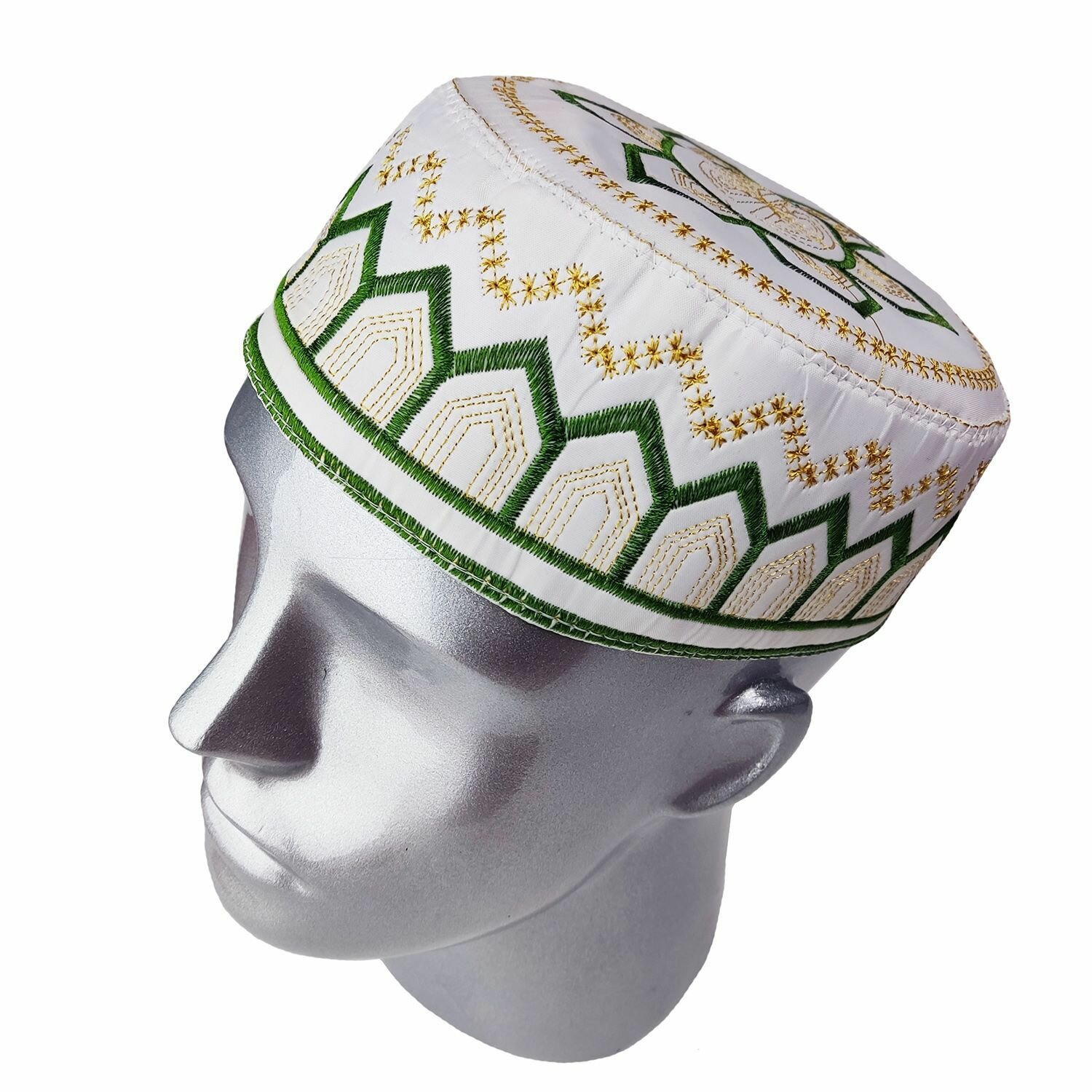 Тюбетейка RexTex Базовая коллекция для мужчин, размер 60, белый