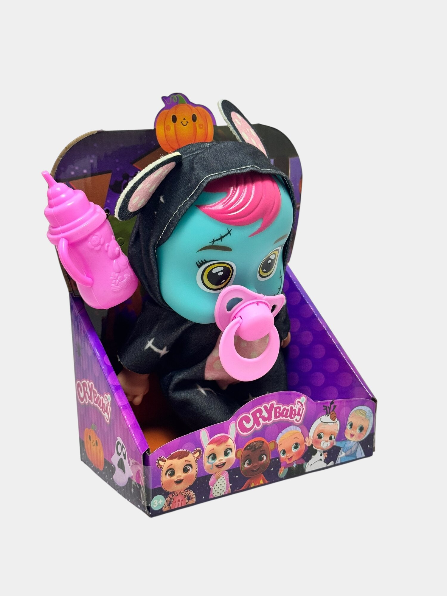 Интерактивная музыкальная игрушка, Пупс Pups Cry Baby, с аксессуарами, для девочек, Код. 14123