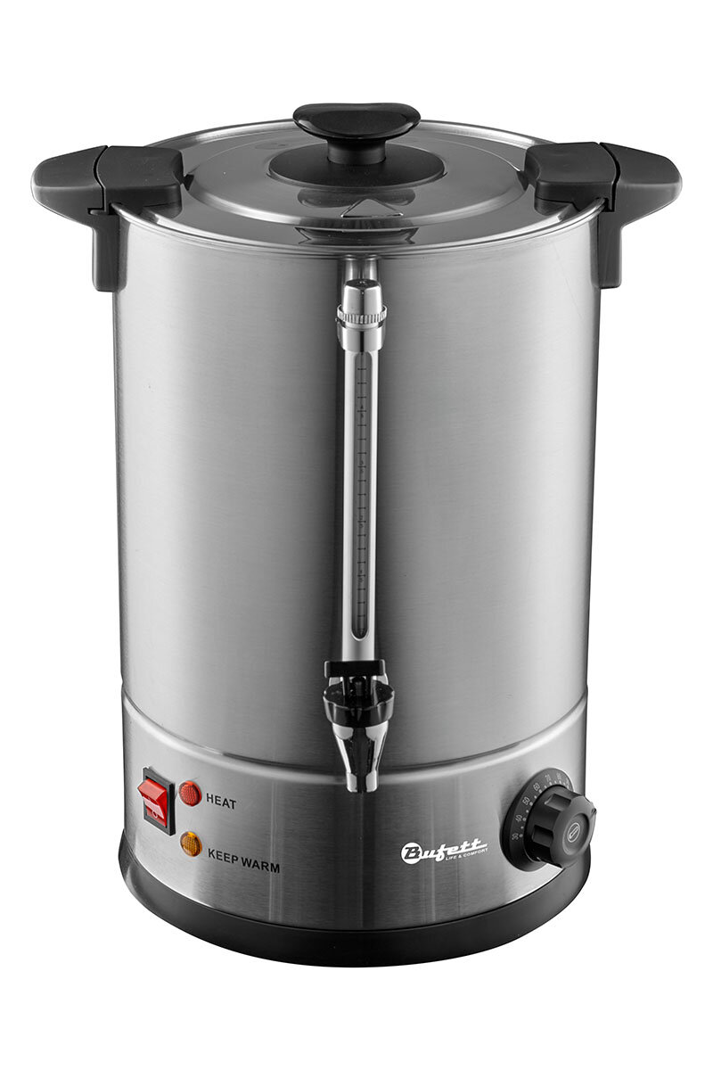 Электрокипятильник Bufett CWB 030DW с двойными стенками 10л серебряный 641030