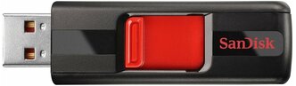 USB-флешка 256GB SanDisk Cruzer USB 2.0 Flash Drive, черный