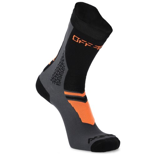 фото Носки acerbis, размер s/m, черный, оранжевый, серый