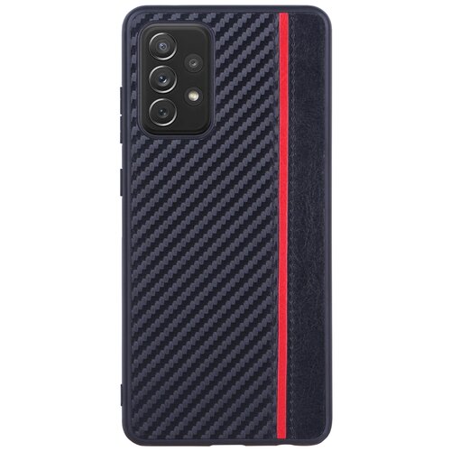 Чехол G-Case Carbon для Samsung Galaxy A72 SM-A725F, черный силиконовая накладка для samsung galaxy a71 прозрачная