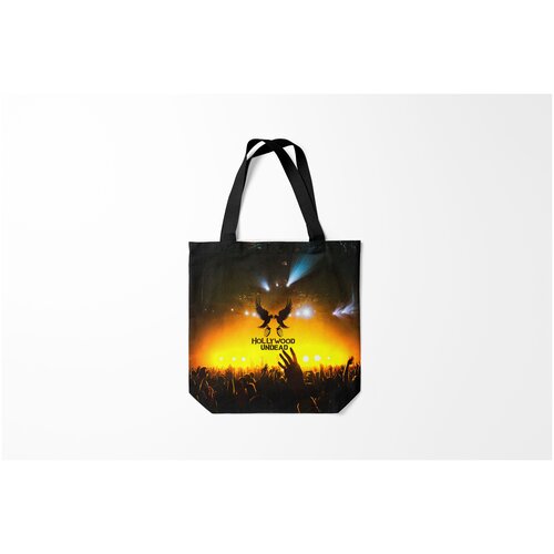 фото Сумка-шоппер / 40х40 см / рок / hollywood undead burnettie