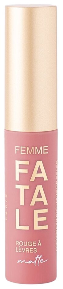 Vivienne Sabo жидкая матовая помада для губ Femme Fatale, оттенок 01 розовый