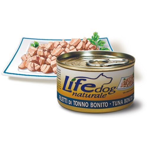 LifeDog Tuna - Консервы для собак с тунцом в соусе, 90 г (6 компл.)