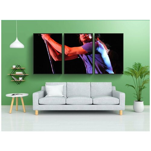 фото Набор модулных постеров для интерьера "кид рок, представление, камень" 60x90 см. в тубусе, без рамки lotsprints