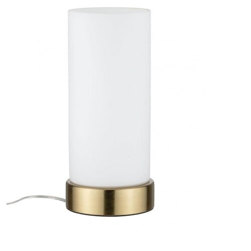 Настольная лампа Paulmann Pinja макс.40Вт E14 230В Хром/Дымочатое стекло Металл/Стекло Сенсор 77056