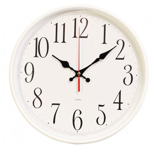 Настенные часы Бюрократ WallC-R75P белый (wallc-r75p29/white)