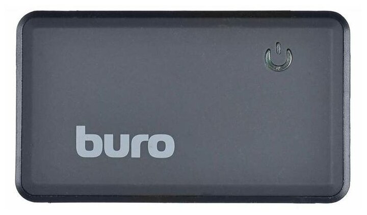 Картридер внешний Buro BU-CR-151, USB2.0, черный