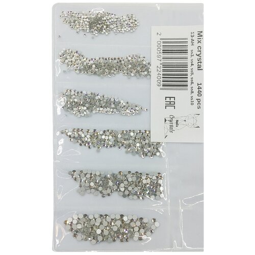 dark siam ss3 ss4 ss5 ss6 ss10 ss20 ss30 for nail art rhinestones glitter crystal decoration diy non hotfix stone decor strass NailsCrystals, Стразы стеклянные Crystal (ss3-ss10), 1440 шт