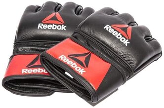 Тренировочные перчатки REEBOK MMA Glove для MMA черный/красный L