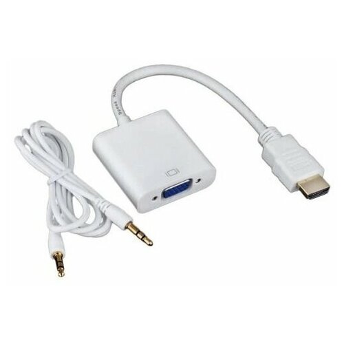 Переходник-адаптер HDMI-VGA 0,1м - Белый
