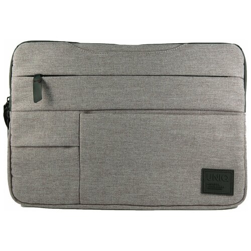 Сумка Uniq Cavalier 2- in-1 Laptop messenger- sleeve Grey