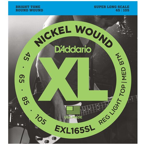 фото Струны для электрогитары daddario exl165sl d'addario