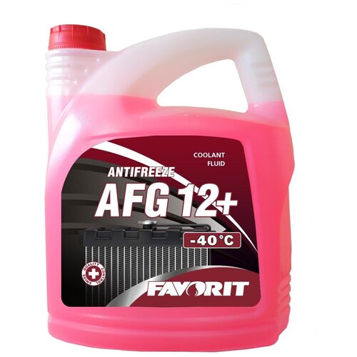 Охлаждающая жидкость Favorit Antifreeze AFG 12+, 5 л