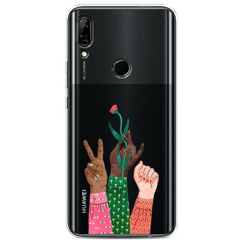 фото Силиконовый чехол "friend of everyone" на huawei p smart z / хуавей п смарт z case place