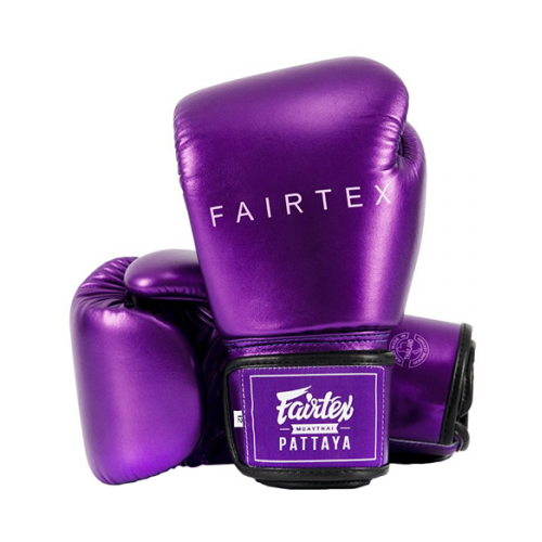 фото Боксерские перчатки fairtex bgv22 metallic purple (12 унций)