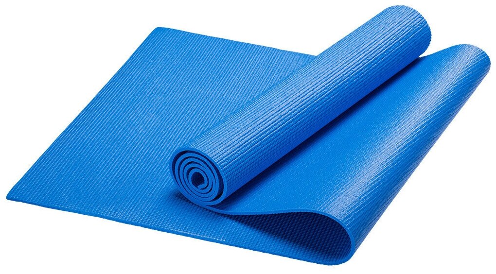 Коврик для фитнеса и йоги нескользящий гимнастический непромокаемый ковер для спорта растяжки и тренировок на улице и дома легкий тренировочный tpe yoga mat для отдыха медитаций и упражнений
