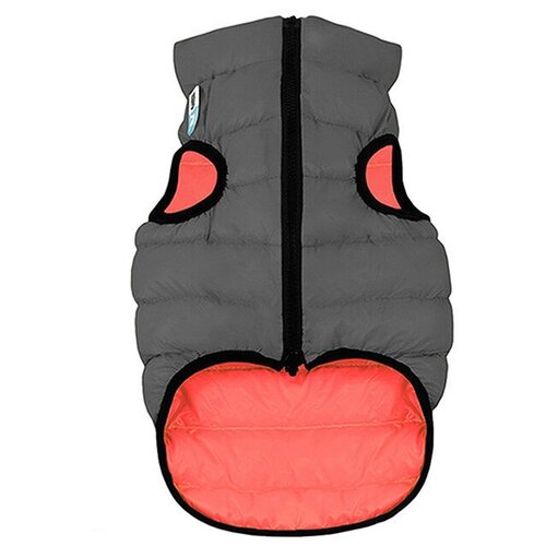 фото Airyvest курточка двухсторонняя, кораллово- серая s 35