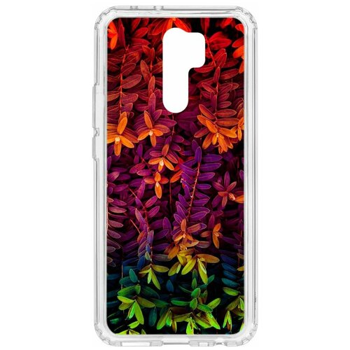 фото Чехол на xiaomi redmi 9 kruche print neon leaves / чехол для xiaomi / чехол с рисунком / чехол с принтом / чехол для ксяоми / чехол для хаоми / бампер на сяоми / чехол накладка для ксяоми / противоударная накладка для xiaomi redmi mi / защита для redmi / защита на mi / cиликоновый чехол для xiaomi redmi / пластиковый чехол на ксиаоми / защитный чехол для хаоми / чехольчик / защита телефона / ударопрочный чехол кruче