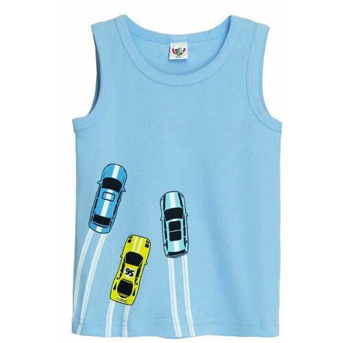 фото Майка let's go 22005, размер 74, цвет белый