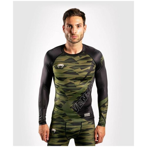 Рашгард Venum Contender 5.0 Rashguard - Long sleeves - Khaki camo M