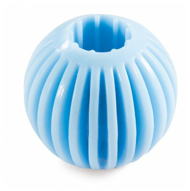 Игрушка PUPPY для щенков из термопласт. резины Мяч, голубой, d55мм, Triol (2 шт)