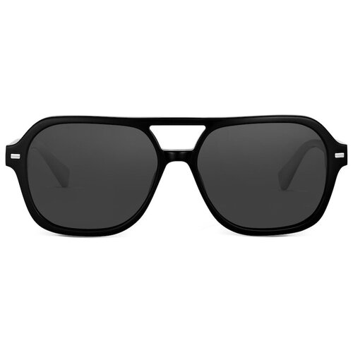 Солнцезащитные очки MUJOSH, прямоугольные, оправа: пластик, для мужчин, черный