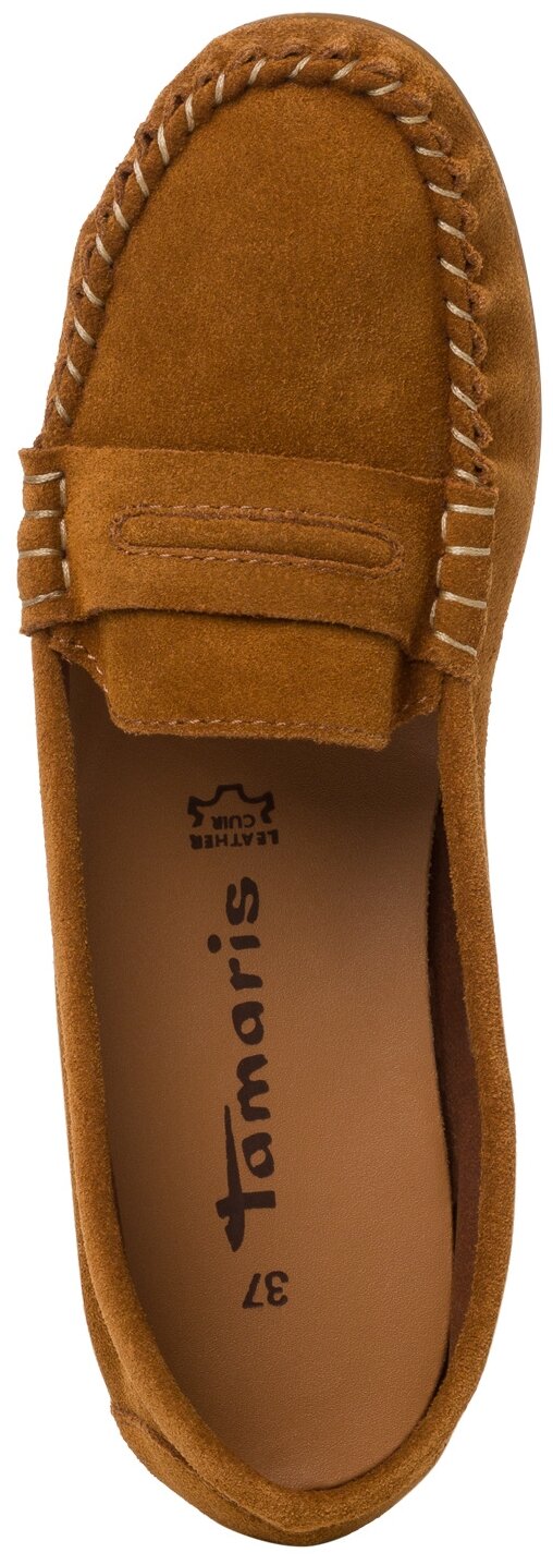 Мокасины Tamaris, размер 38, коричневый — фото 1
