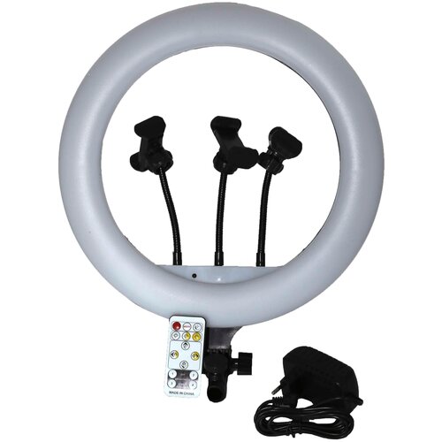 Кольцевая лампа CXB-360 36см три держателя пульт ДУ 318000₽